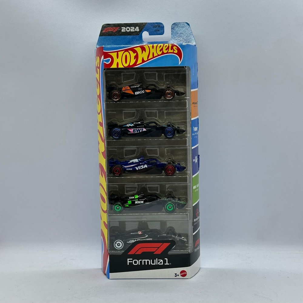 Hot Wheels 2024 F1 (Formula 1) 5 Pack