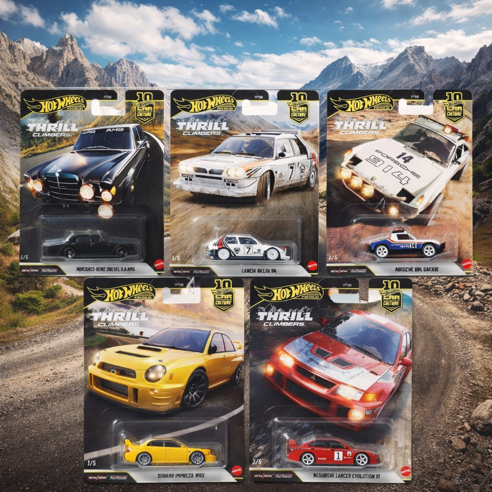 Hot Wheels Car Culture Premium Set - Thrill Climbers 2