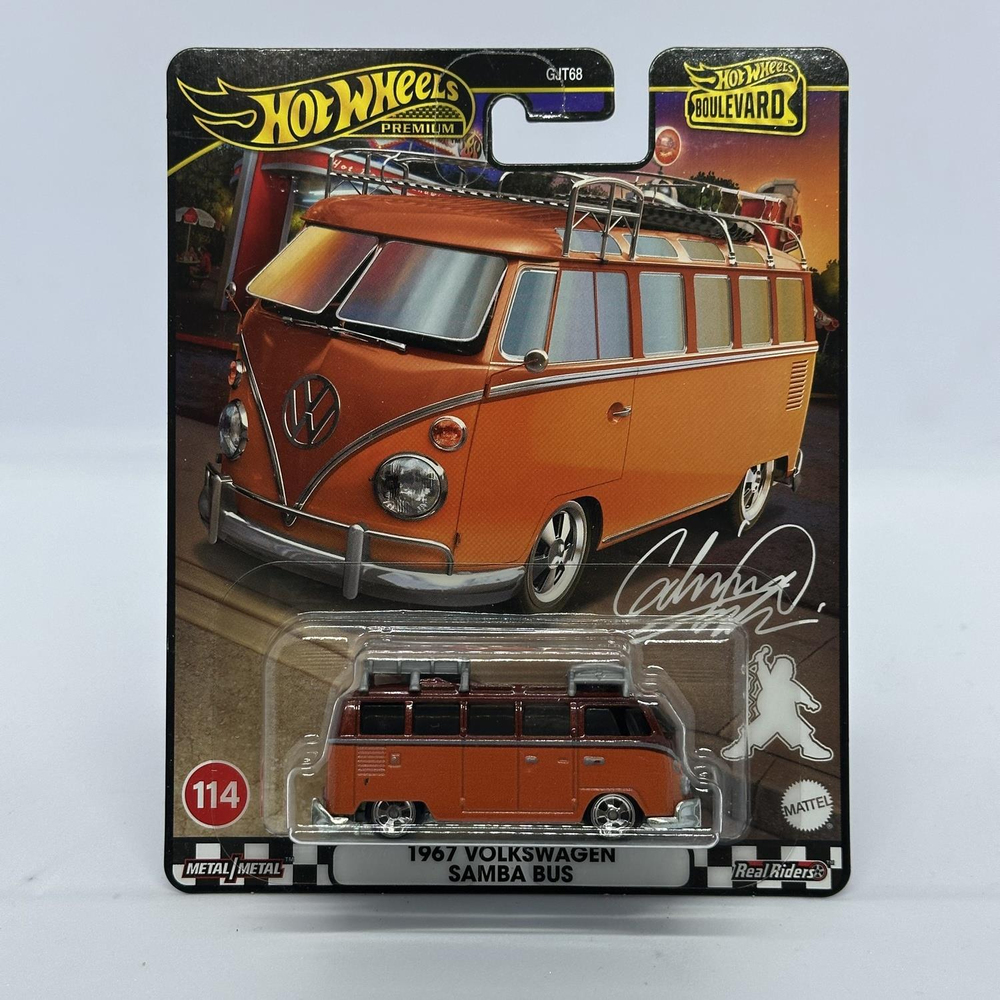 Hot Wheels Premium Boulevard No:114 - 1967 Volkswagen Samba Bus 