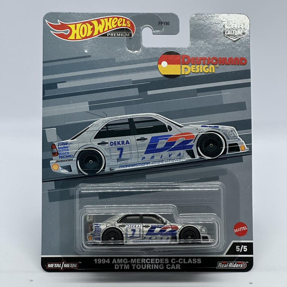 Hot Wheels Premium Deutchland Design 2 - 1994 AMG Mercedes C Class DTM Touring Car