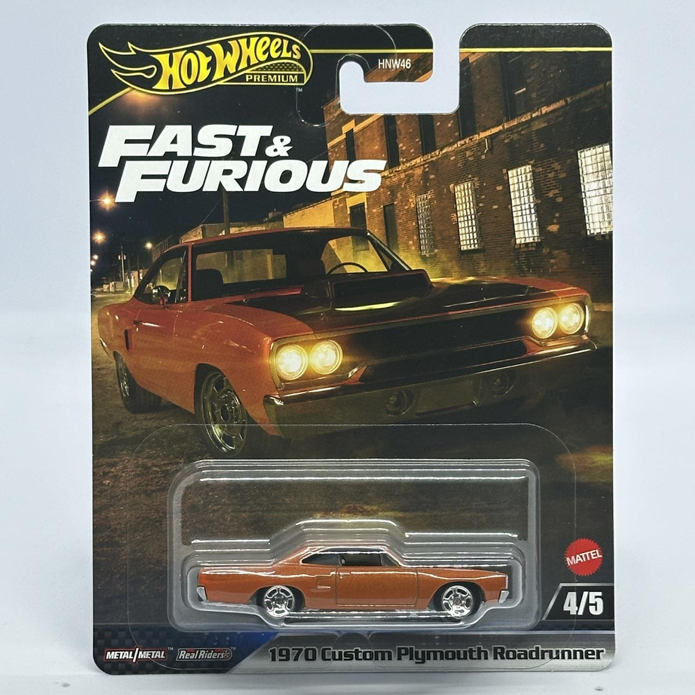 Hot Wheels Premium Fast & Furious 1970 Custom Plymouth Roadrunner