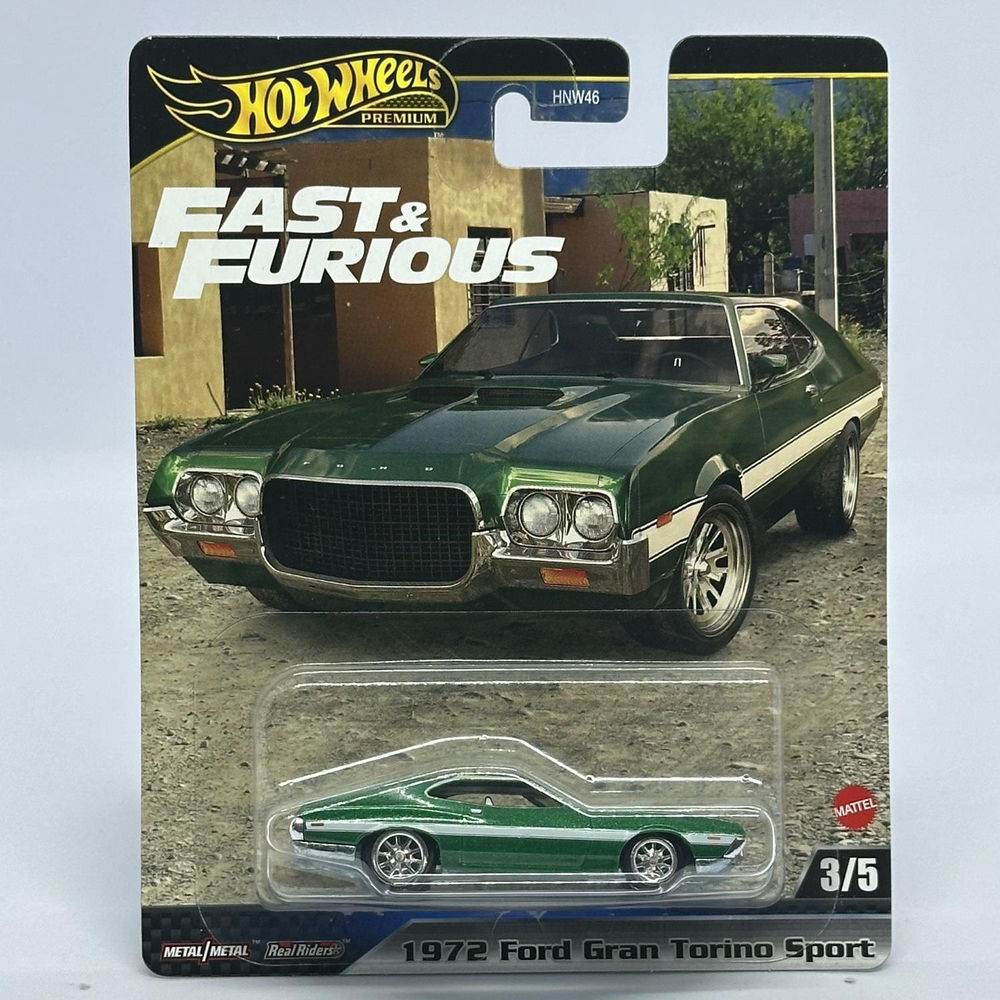 Hot Wheels Premium Fast & Furious 1972 Ford Gran Torino Sport 
