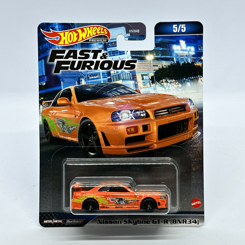 Hot Wheels Premium Fast & Furious 2023 Mix 1 - Nissan Skyline GT-R (BNR34)