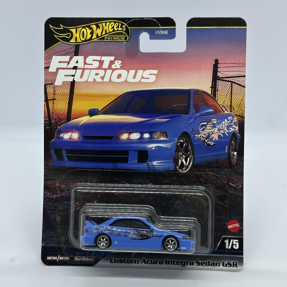 Hot Wheels Premium Fast & Furious 2024 Mix 3 - Custom Acura Integra Sedar GSR 
