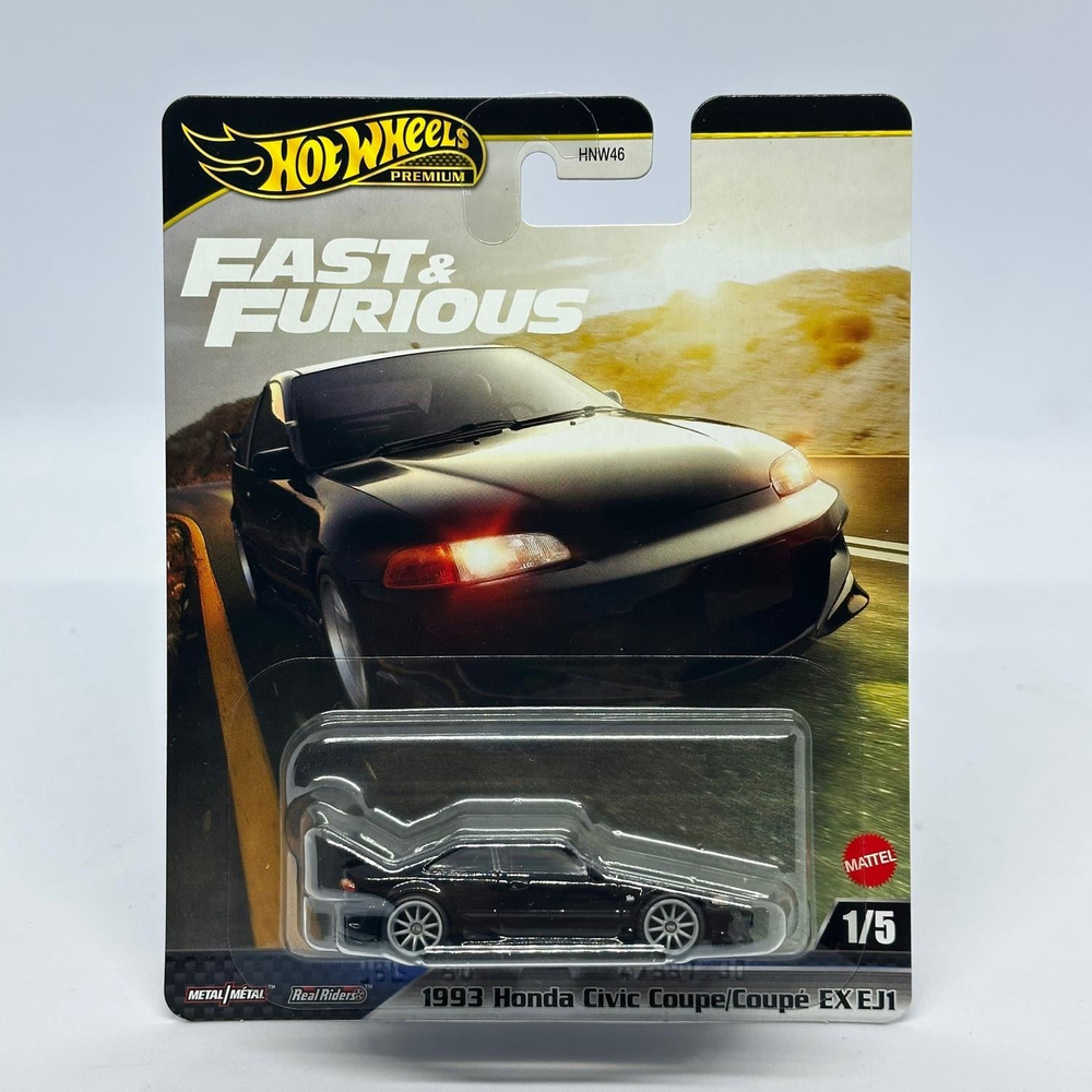 Hot Wheels Premium Fast&Furious 2025 Mix 4 - 1993 Honda Civic Coupe EX EJ1 