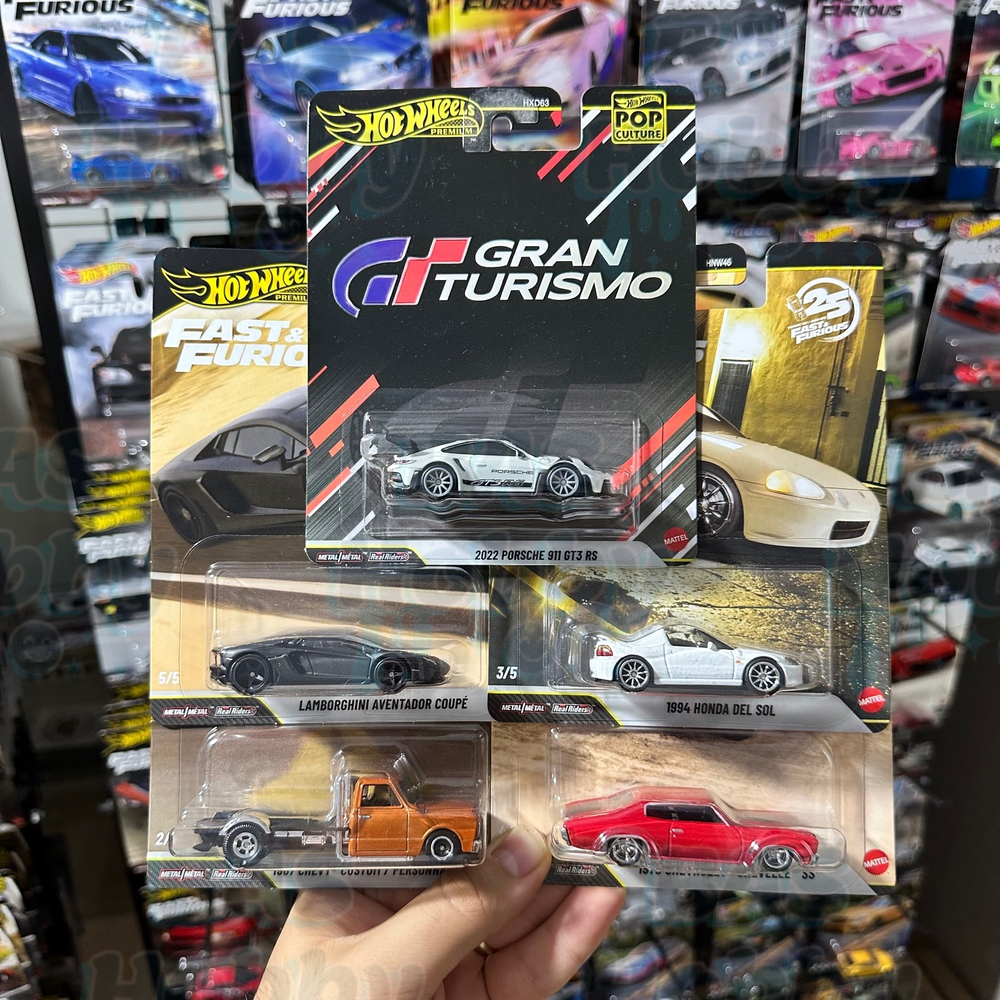 Hot Wheels Premium Karışık Set - 2 (25.yıl F&F ve Pop culture)