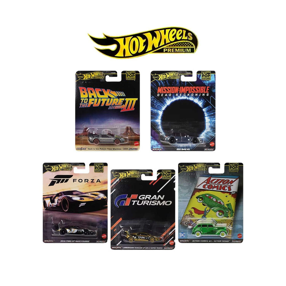 Hot Wheels Premium Pop Culture Set - 2025 Mix-5