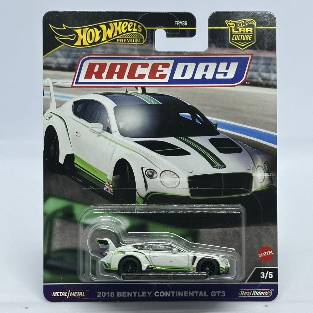 Hot Wheels Premium Race Day 2018 Bentley Continenral GT3