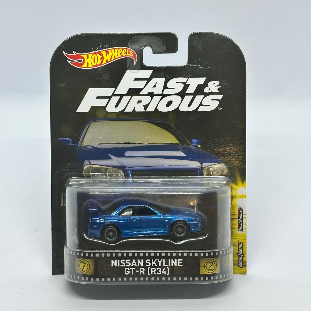 Hot Wheels Premium Retro Fast&Furious - Nissan Skyline GT-R (R34) 