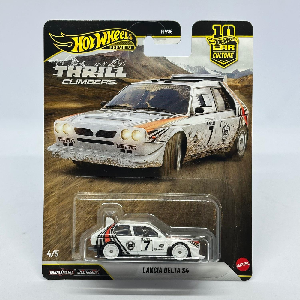 Hot Wheels Premium Thrill Climbers - Lancia Delta S4 