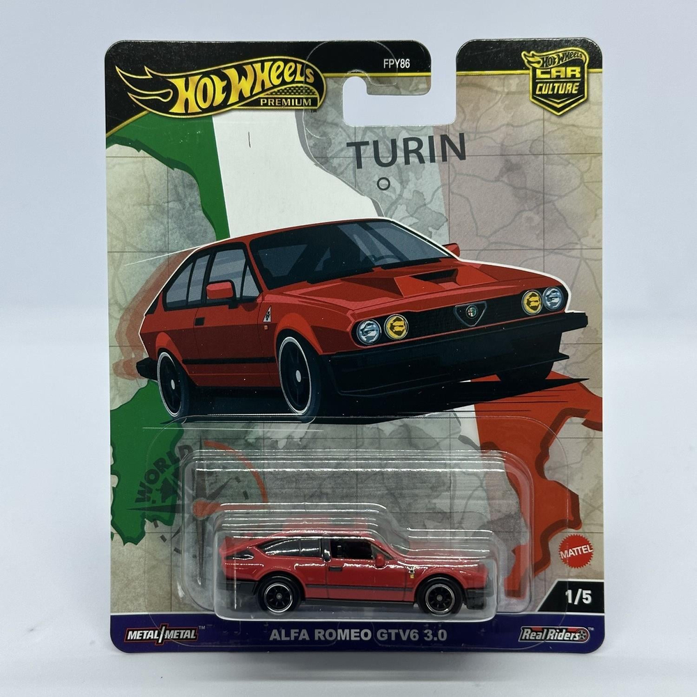 Hot Wheels Premium World Tour - Alfa Romeo GTV6 3.0