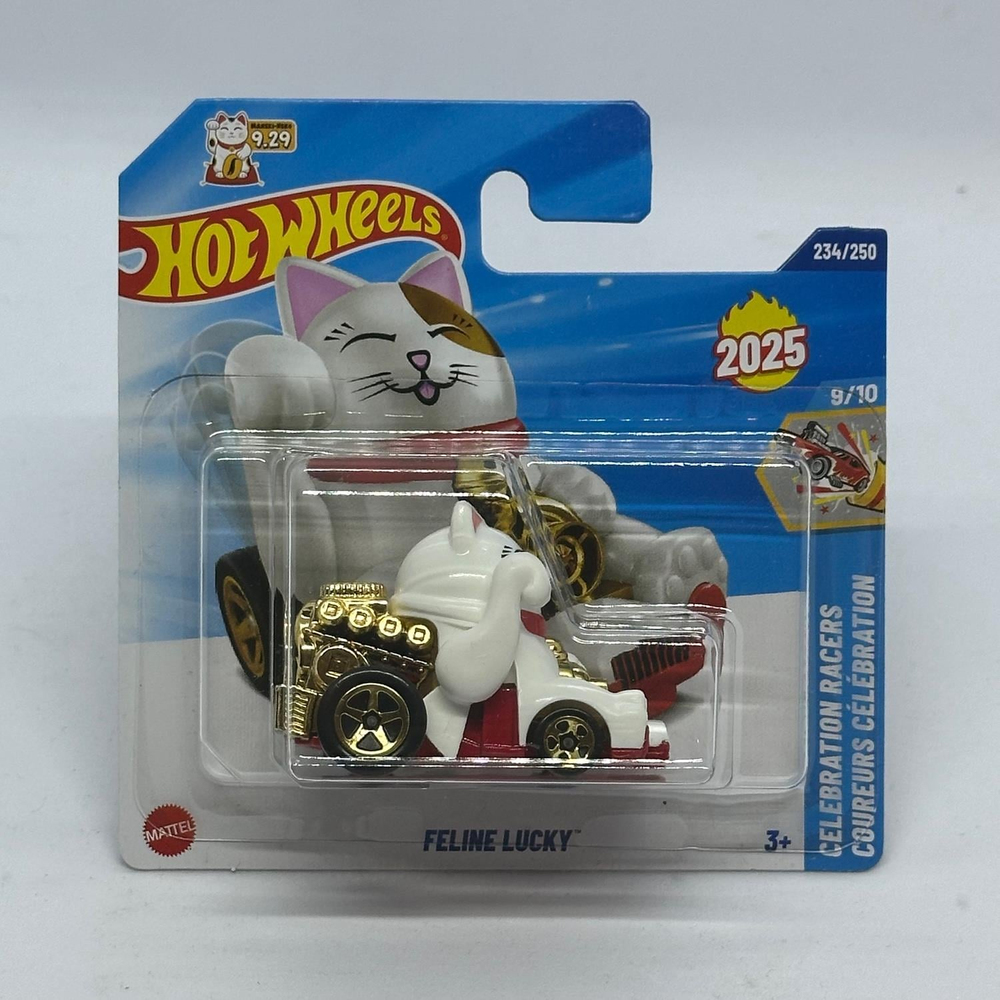 Hot Wheels Regular Celebration Racers - Feline Lucky 