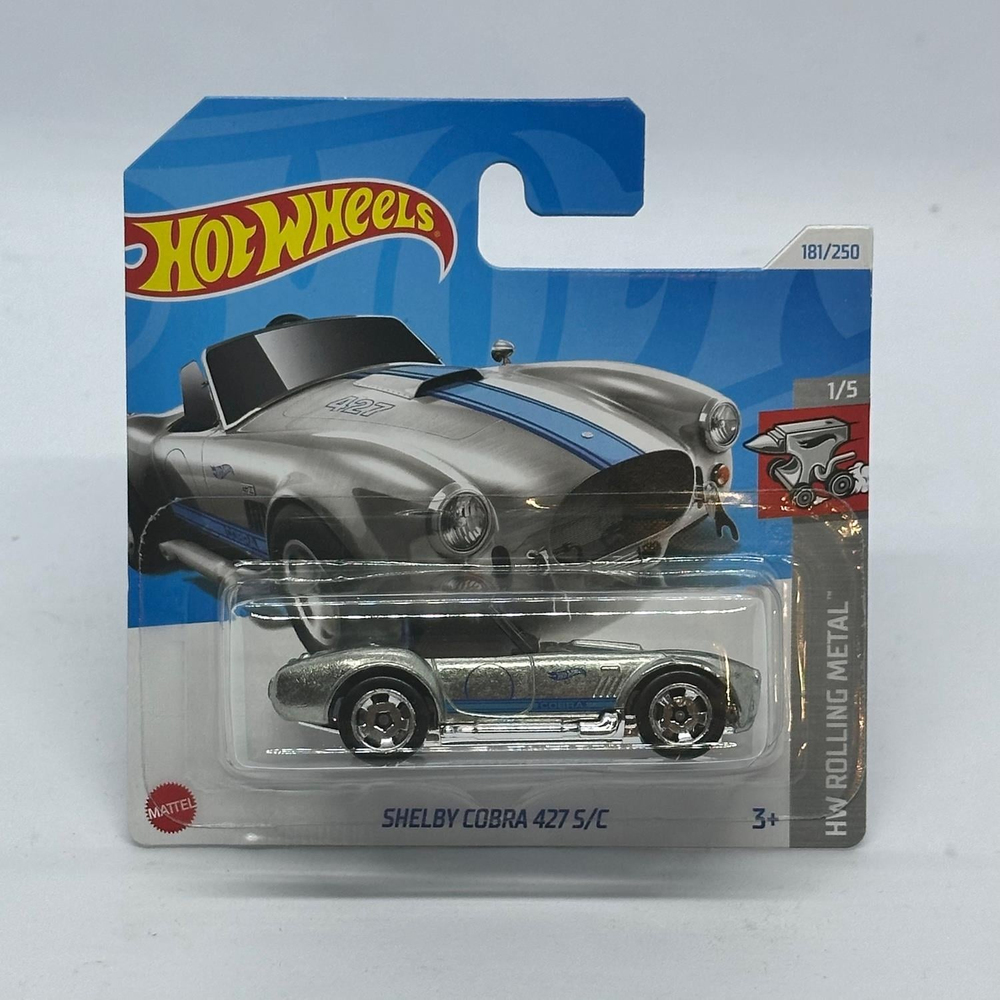 Hot Wheels Regular Rolling Metal - Shelby Cobra 427 5/C