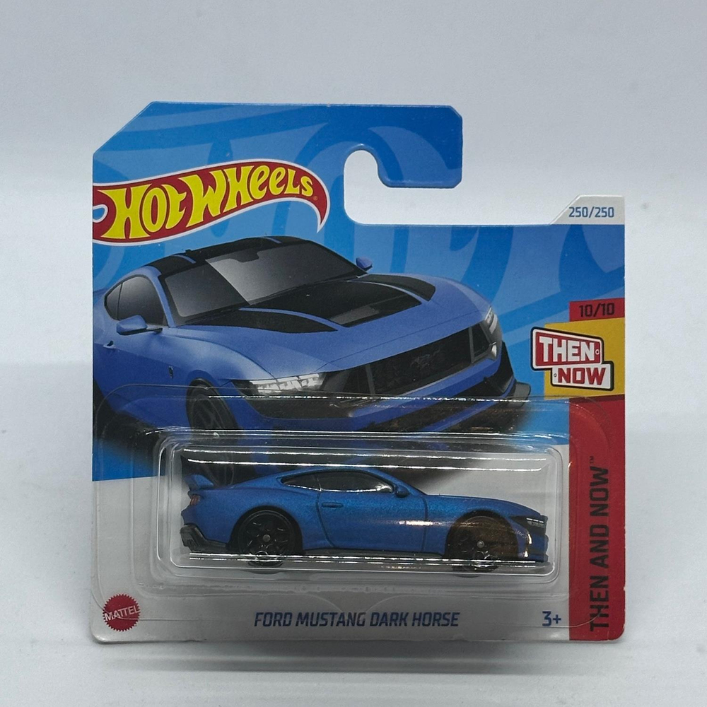 Hot Wheels Regular Then and Now - Ford Mustang Dark Horse 