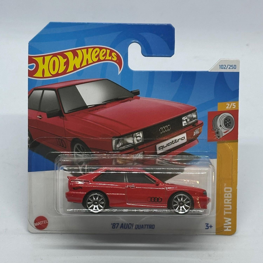 Hot Wheels Regular Turbo - '87 Audi Quattro 