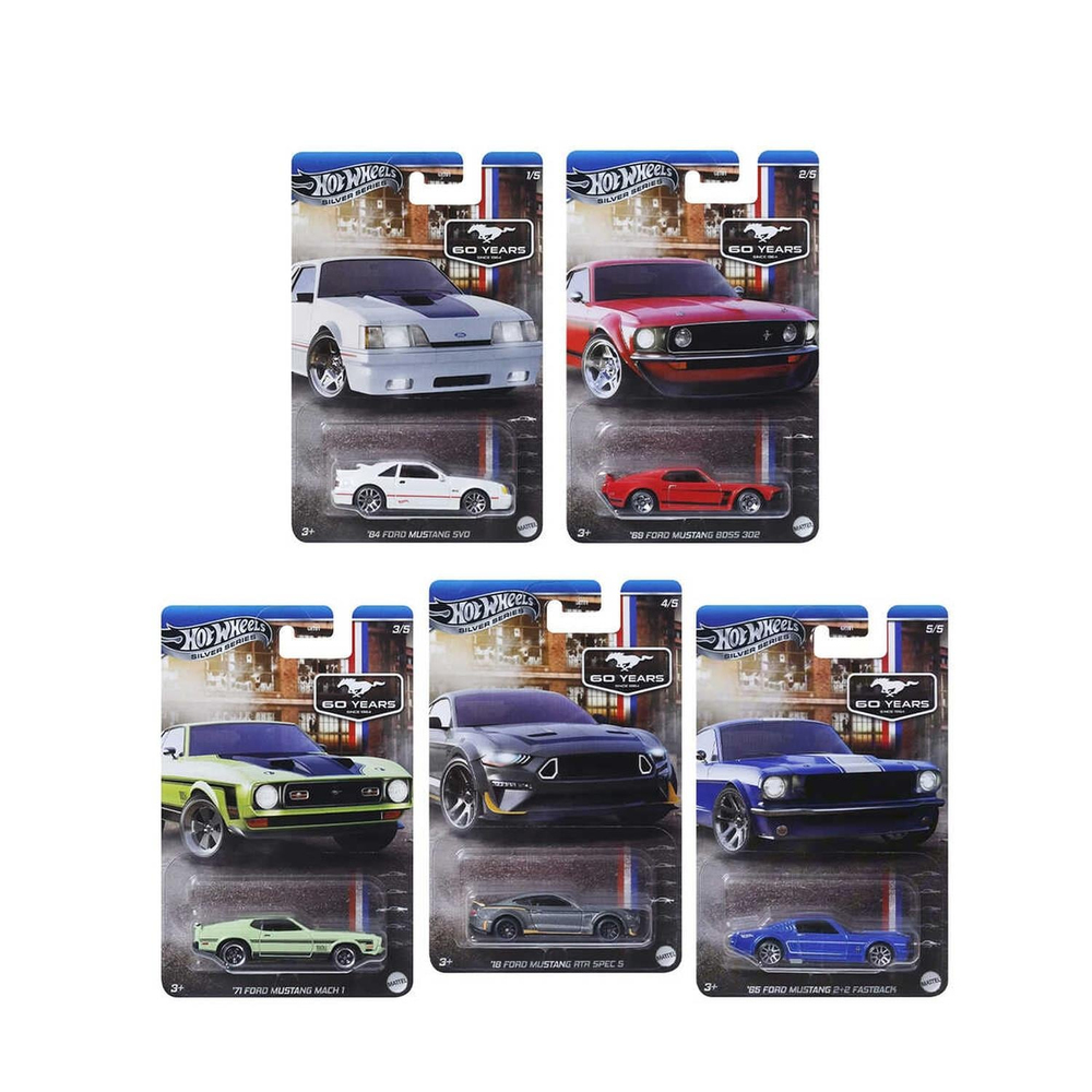 Hot Wheels Uzun Kart Set - Mustang