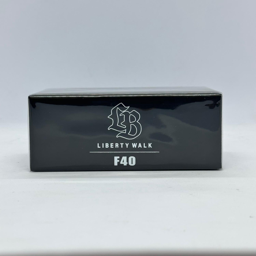 INNO64 1/64 LBWK F40 Matte Black Hong Kong Toycar Salon 2023 Special Edition 