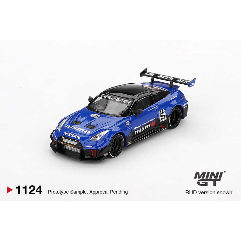 Mini GT 1/6 LB-Silhouette WORKS GT NISSAN 35GT-RR Ver.2 Blue MGT01124 (6 Şubat Cuma Günü Kargolanacaktır.)