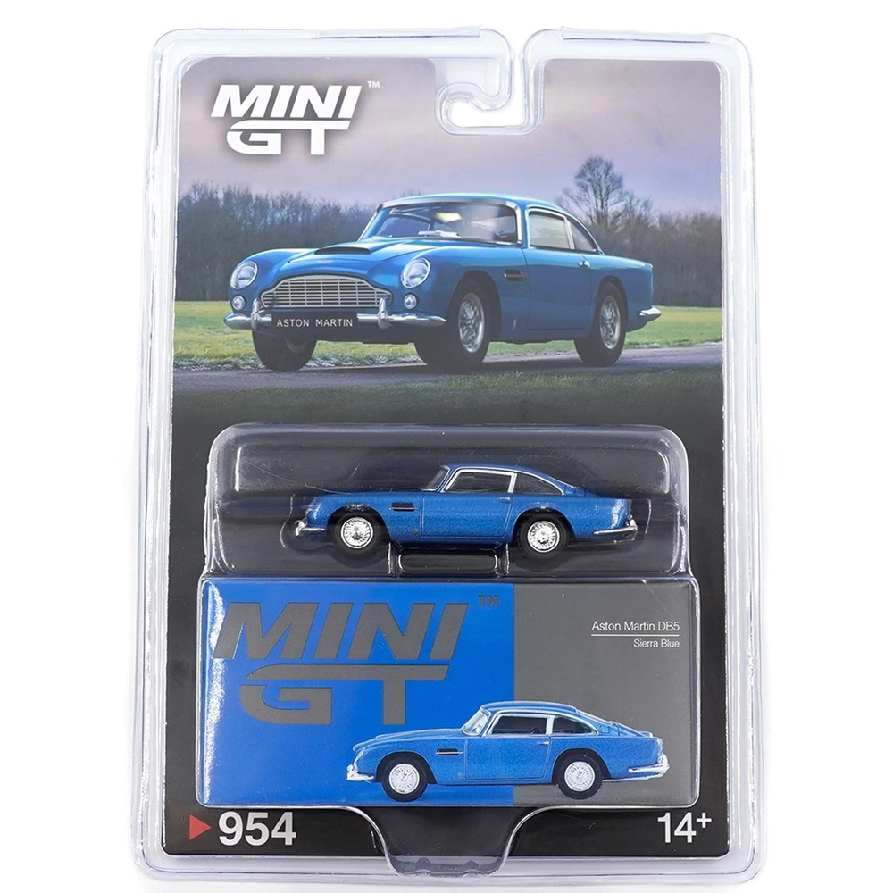 Mini GT 1/64 Aston Martin DB5 Sierra Blue MGT00954-BL