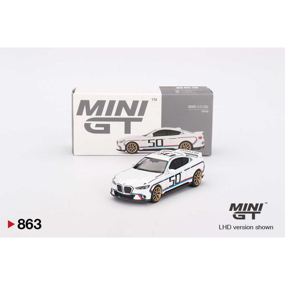 Mini GT 1/64 BMW 3.0 CSL White MGT00863