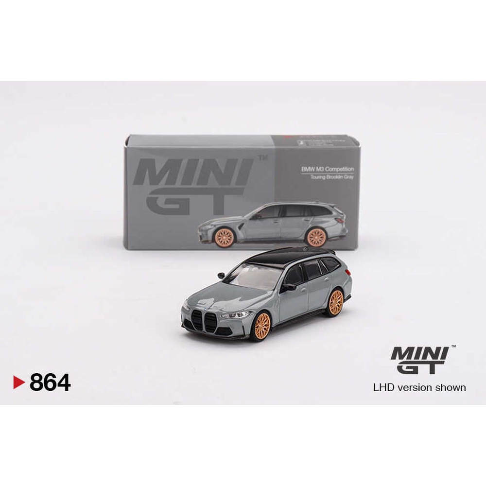 Mini GT 1/64 BMW M3 Competition Touring Brooklyn Grey MGT00864