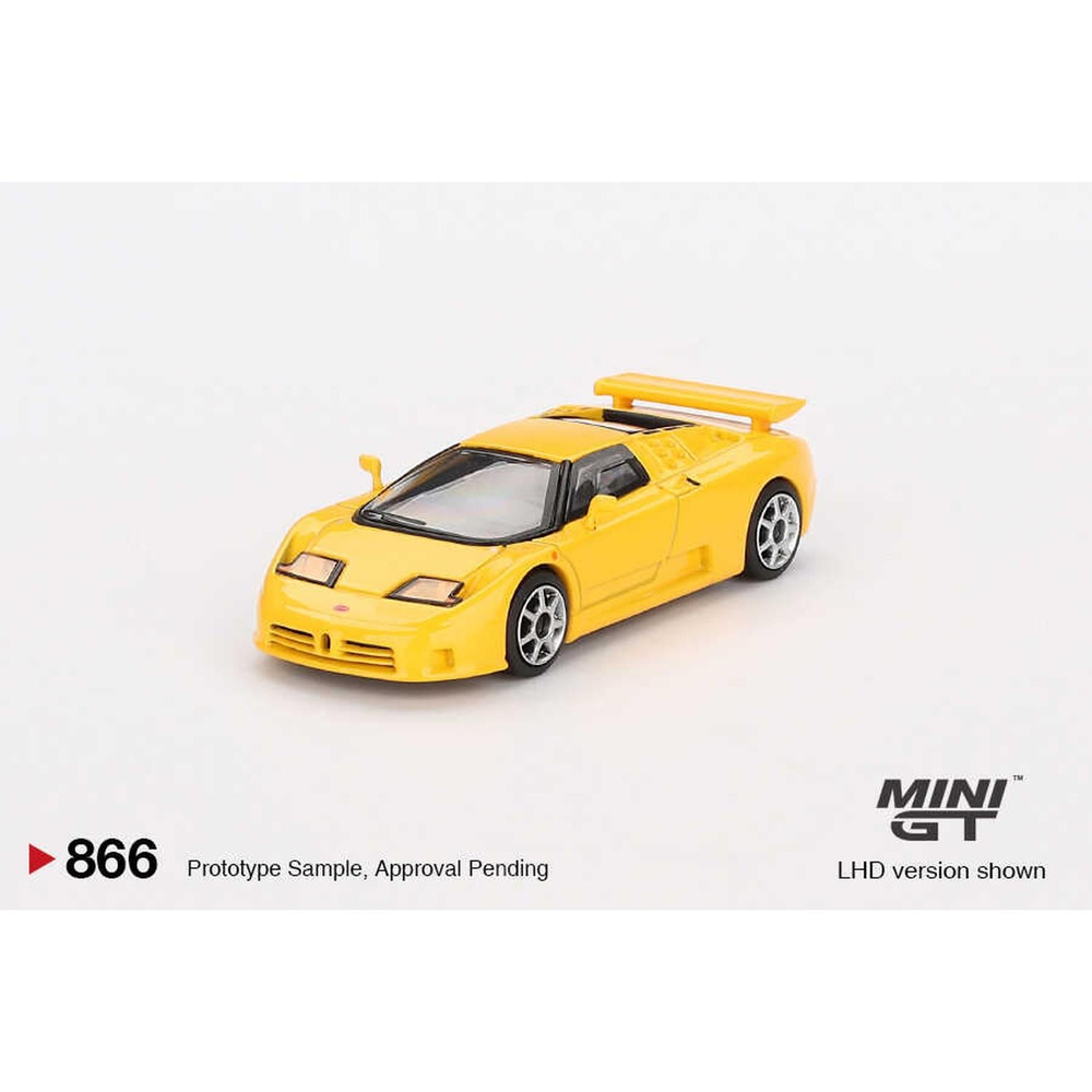 Mini GT 1/64 Bugatti EB110 Super Sport Giallo Bugatti MGT00866