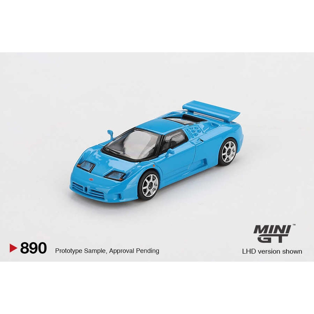 Mini GT 1/64 Bugatti EB110 Super Sport Blu Bugatti MGT00890
