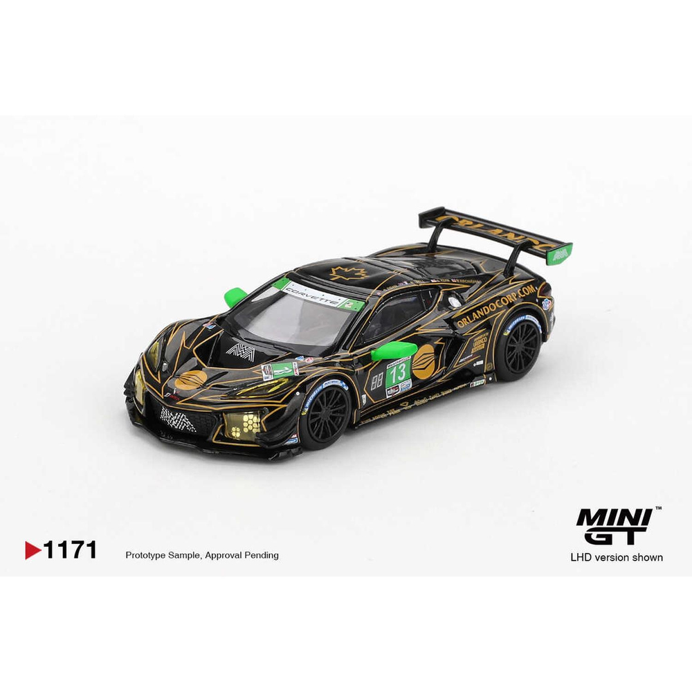 Mini GT 1/64 Chevrolet Corvette Z06 GT3.R #13 AWA 2025 IMSA Daytona 24 Hrs MGT01171