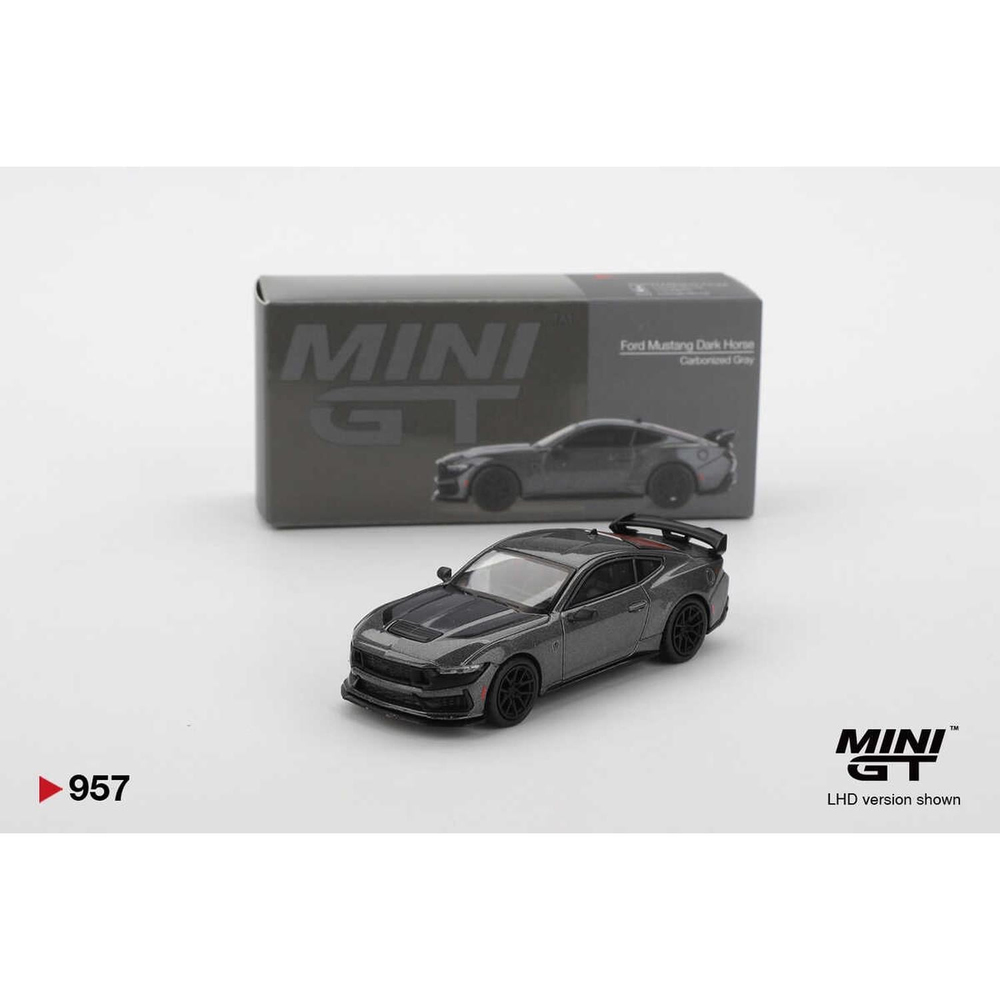 Mini GT 1/64 Ford Mustang Dark Horse 2024 Carbonized Gray MGT00957
