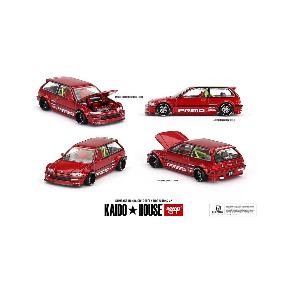 Mini GT 1/64 Honda Civic (EF) Kaido Works V2 KHMG156