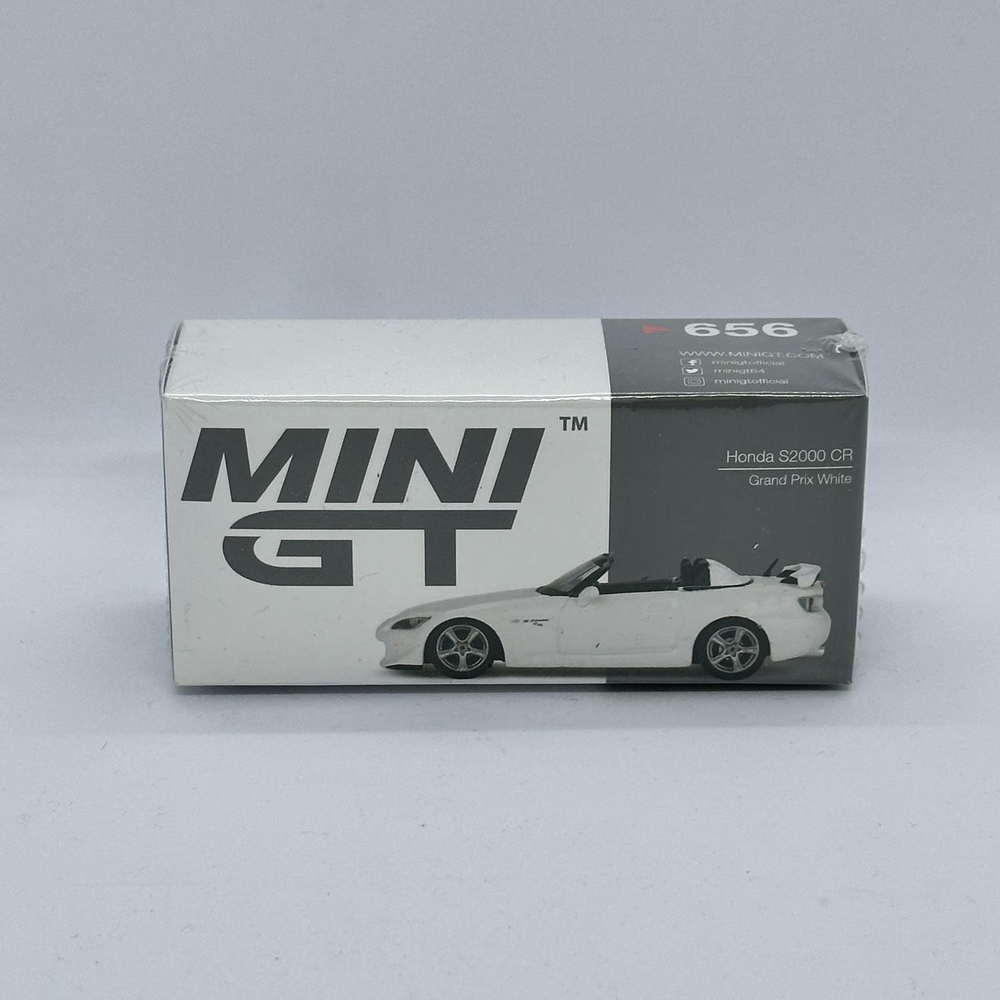 Mini GT 1/64 Honda S2000 (AP2) CR Grand Prix White MGT00656