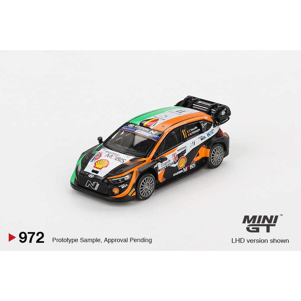 Mini GT 1/64 Hyundai i20 N Rally1 #11 2023 Rally Croatia Power Stage Winner MGT00972