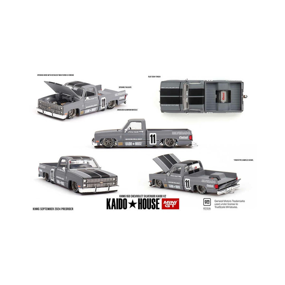 Mini GT 1/64 [KaidoHouse x MiniGT] Chevrolet Silverado KAIDO V2 KHMG160