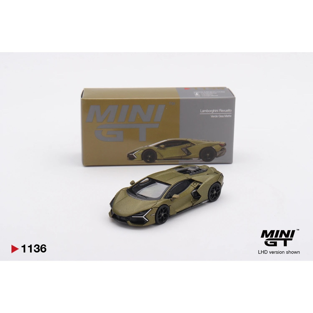Mini GT 1/64 Lamborghini Revuelto Verde Gea Matte MGT01136