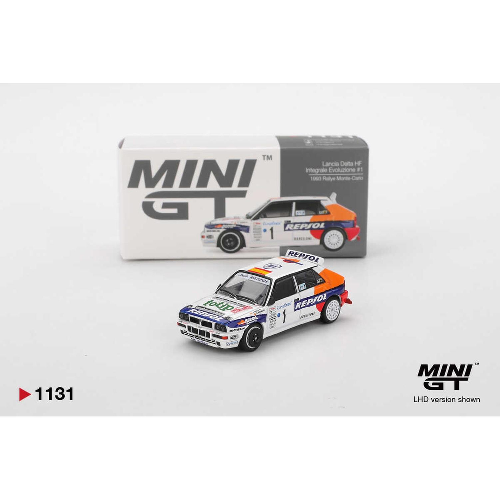 Mini GT 1/64 Lancia Delta HF Integrale Evoluzione #1 1993 Rallye Monte-Carlo MGT01131