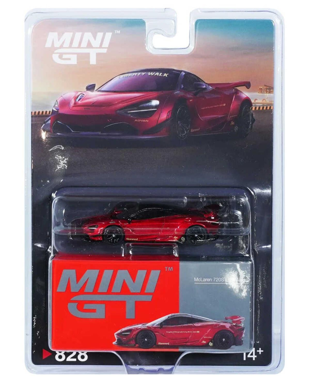 Mini GT 1/64 McLaren 720S LB Works MGT00828-BL (Blister Paket) (22 Ocak Perşembe günü kargolanacaktır)
