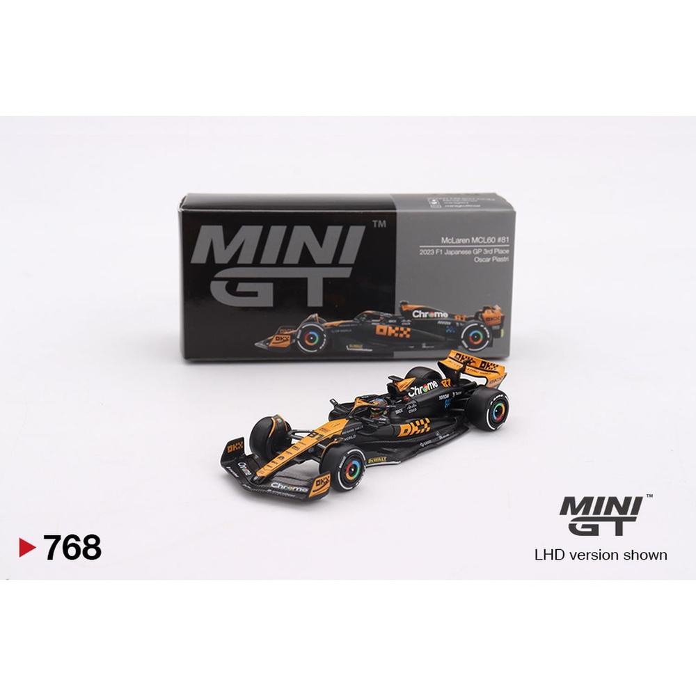 Mini GT 1/64 McLaren MCL60 #81 Oscar Piastri 2023 F1 2023 Japanese GP 3rd Place MGT00768