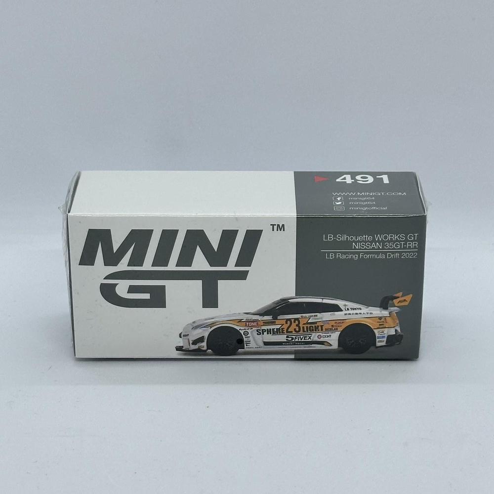 Mini GT 1/64 Nissan LB-Silhouette WORKS GT 35GT-RR Ver.2 LB Racing Formula Drift 2022 MGT00491