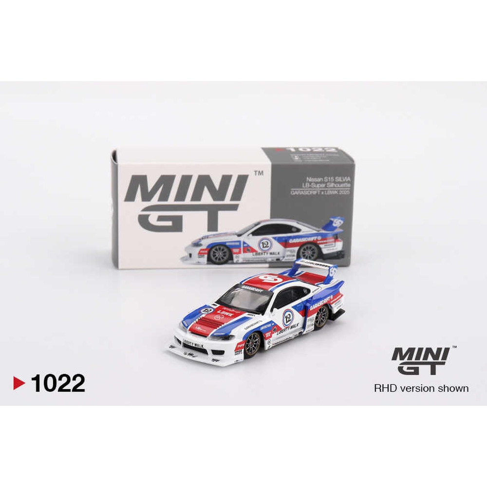 Mini GT 1/64 Nissan LB-Super Silhouette S15 SILVIA GARSIDEIFT x LBWK 2025 MGT01022