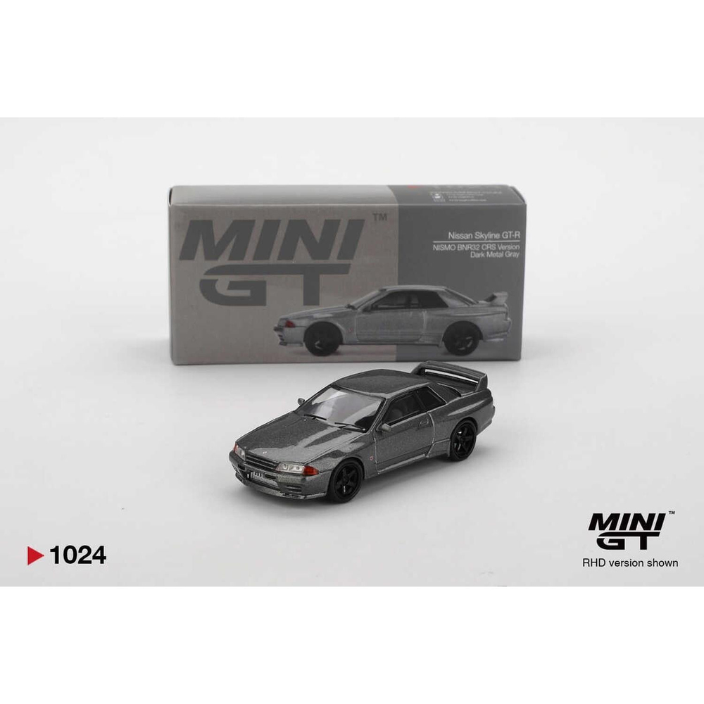 Mini GT 1/64 Nissan Skyline GT-R (NISMO BNR32 CRS Version) Dark Metal Gray MGT01024 (6 Şubat Cuma Günü Kargolanacaktır.)