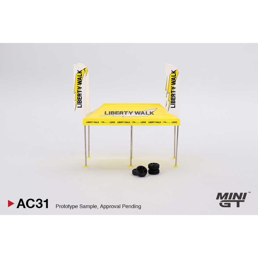 Mini GT 1/64 Paddock Service Tent Set - LB Racing MGTAC31