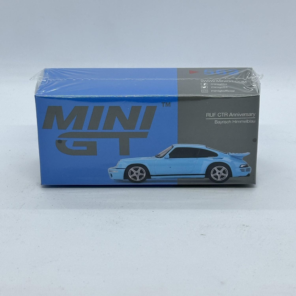 Mini GT 1/64 RUF CTR Anniversary Bayrisch Himmelblau MGT00562