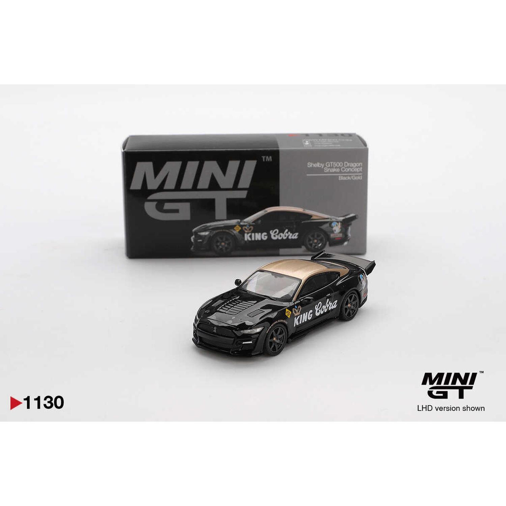 Mini GT 1/64 Shelby GT500 Dragon Snake Concept Black/Gold MGT01130
