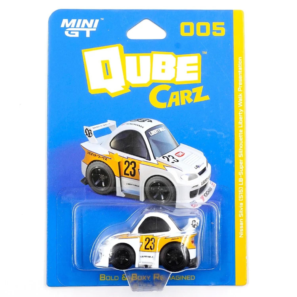 Mini GT Nissan LB-Super Silhouette S15 SILVIA Liberty Walk Presentation QZ00501-BL