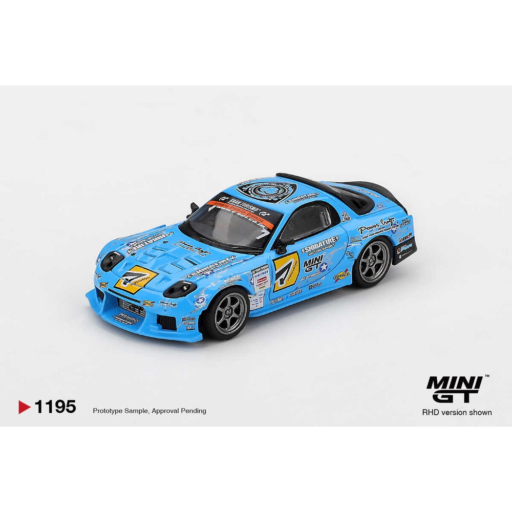 (ÖN SATIŞ) Mini GT 1/64 Mazda RX-7 RE-Amemiya 2025 D1GP MGT01195