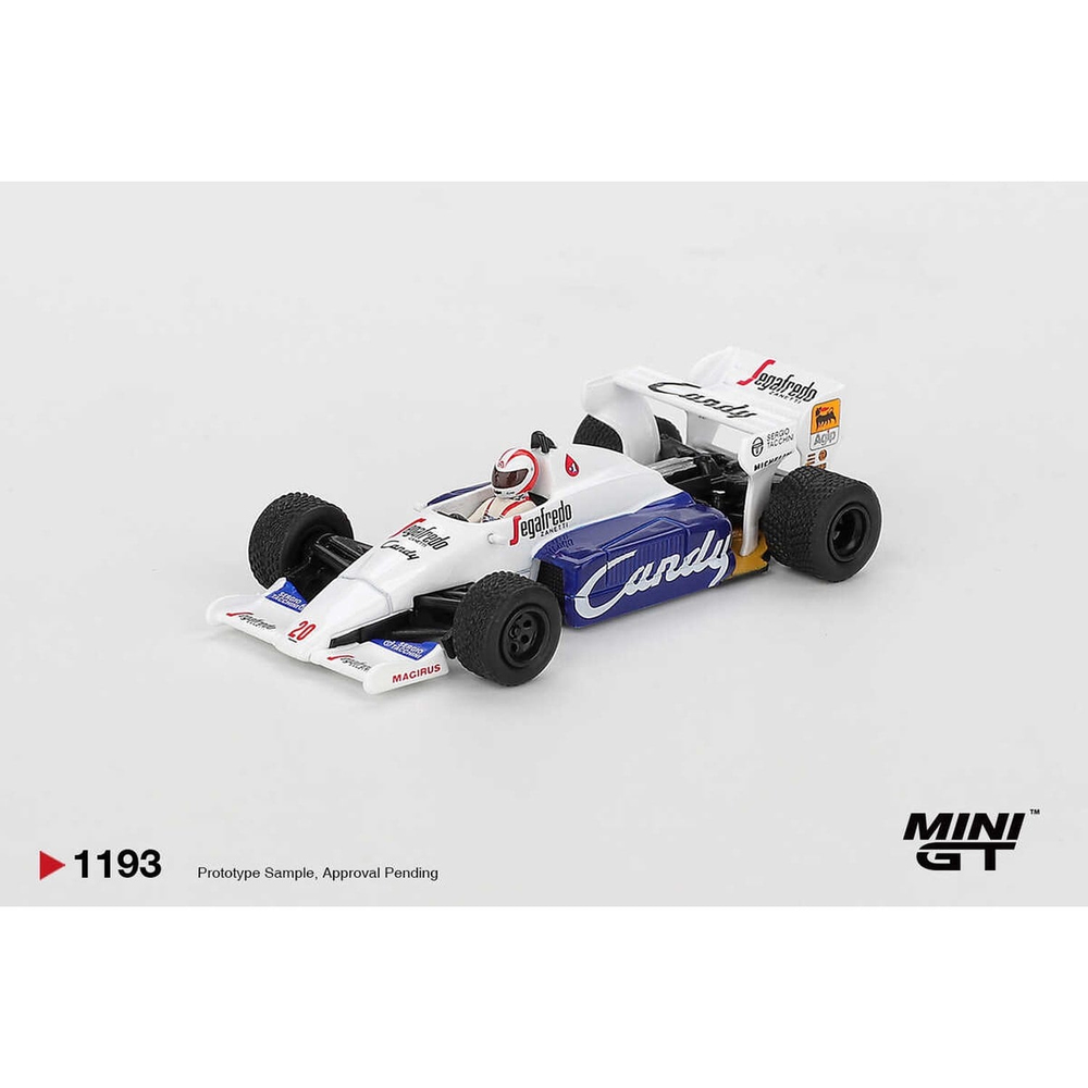 (ÖN SATIŞ) Mini GT 1/64 Toleman TG184 Johnny Cecotto 1984 Monaco Grand Prix MGT01193