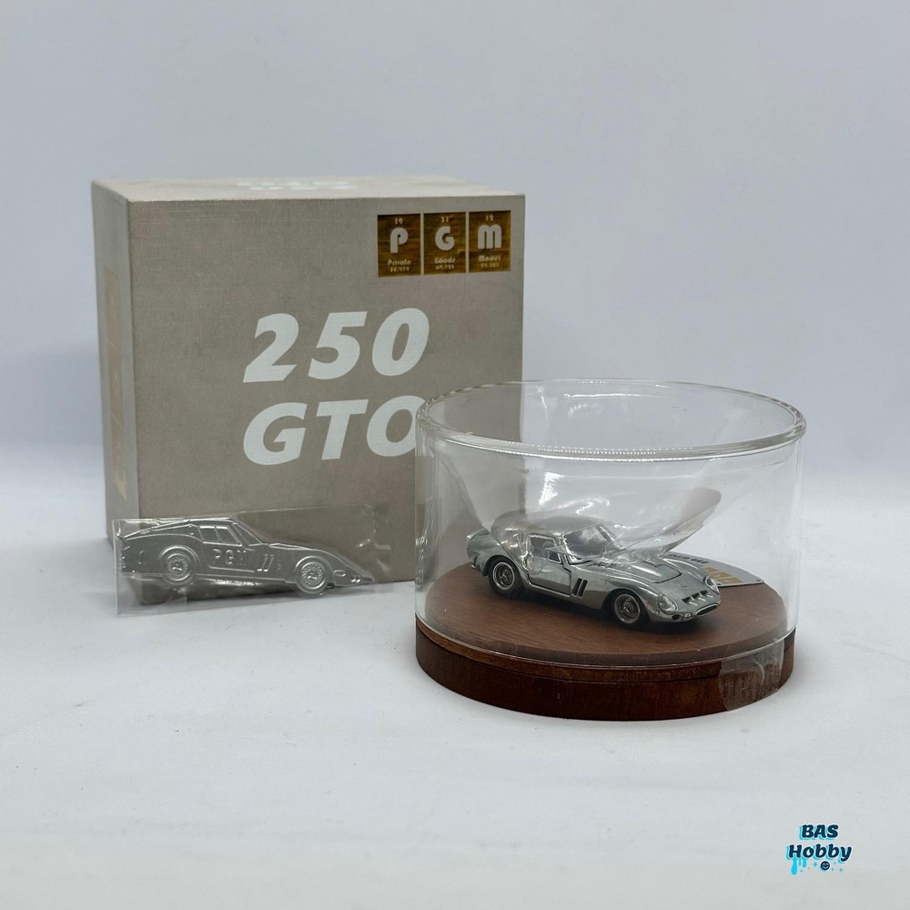 PGM 1/64 Ferrari 250 GTO Silver Deluxe 