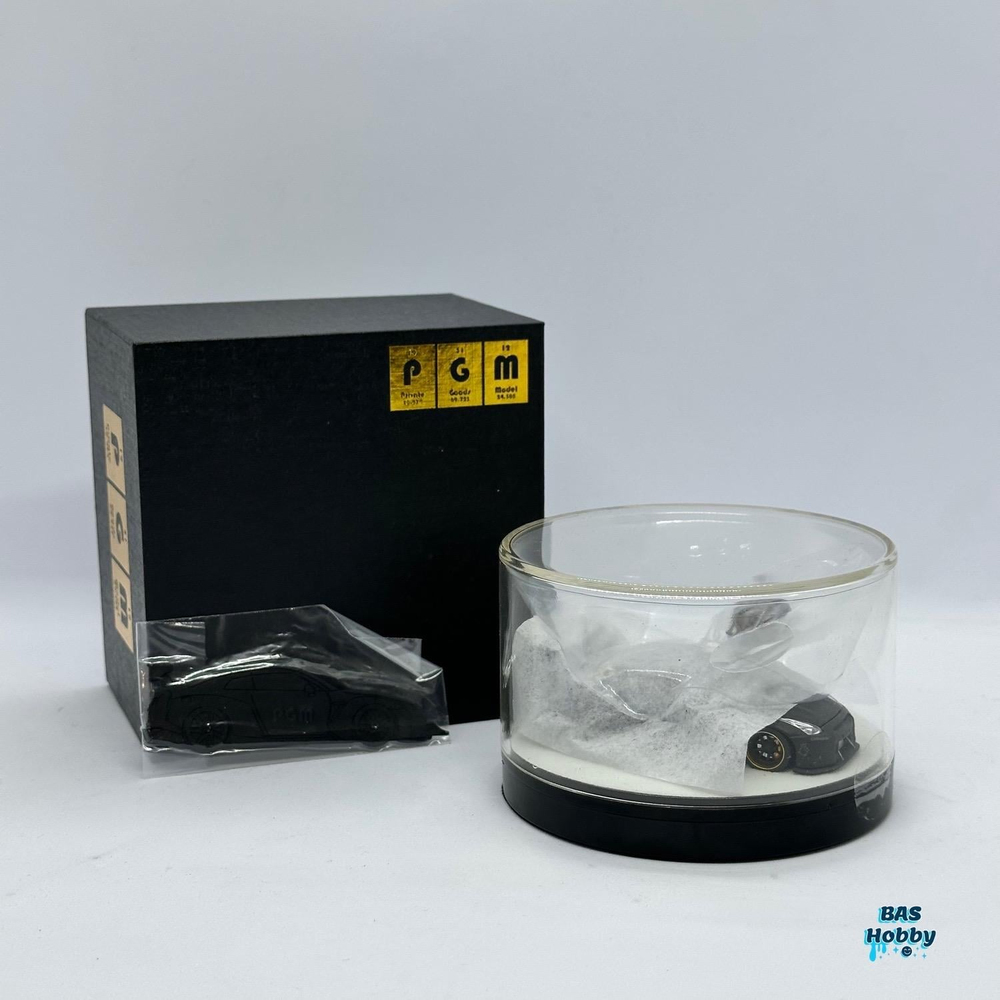 PGM 1/64 PGM Nissan Rocket Bunny R35 Matte Black Deluxe 