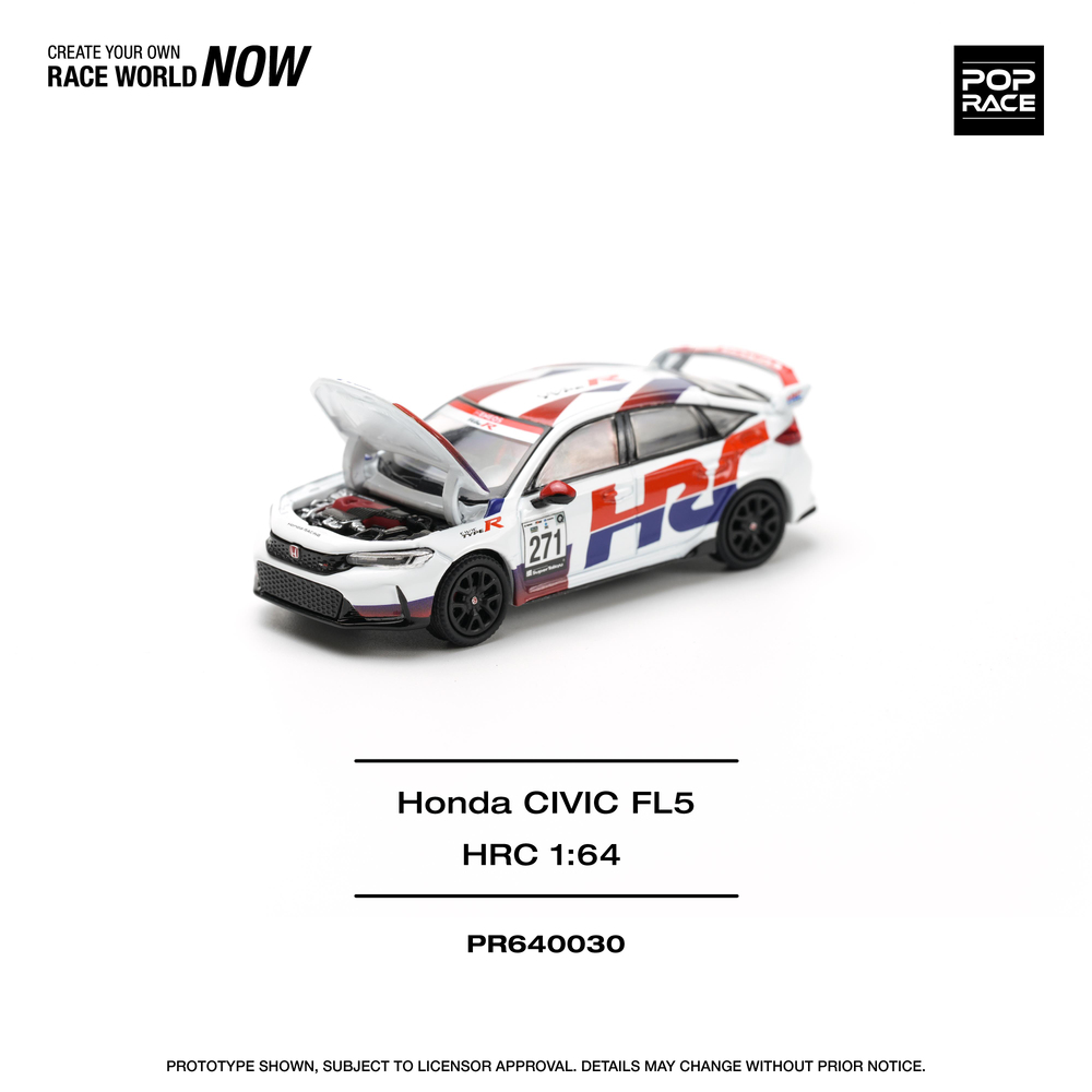 Pop Race 1/64 Honda Civic FL5 HRC PR640030
