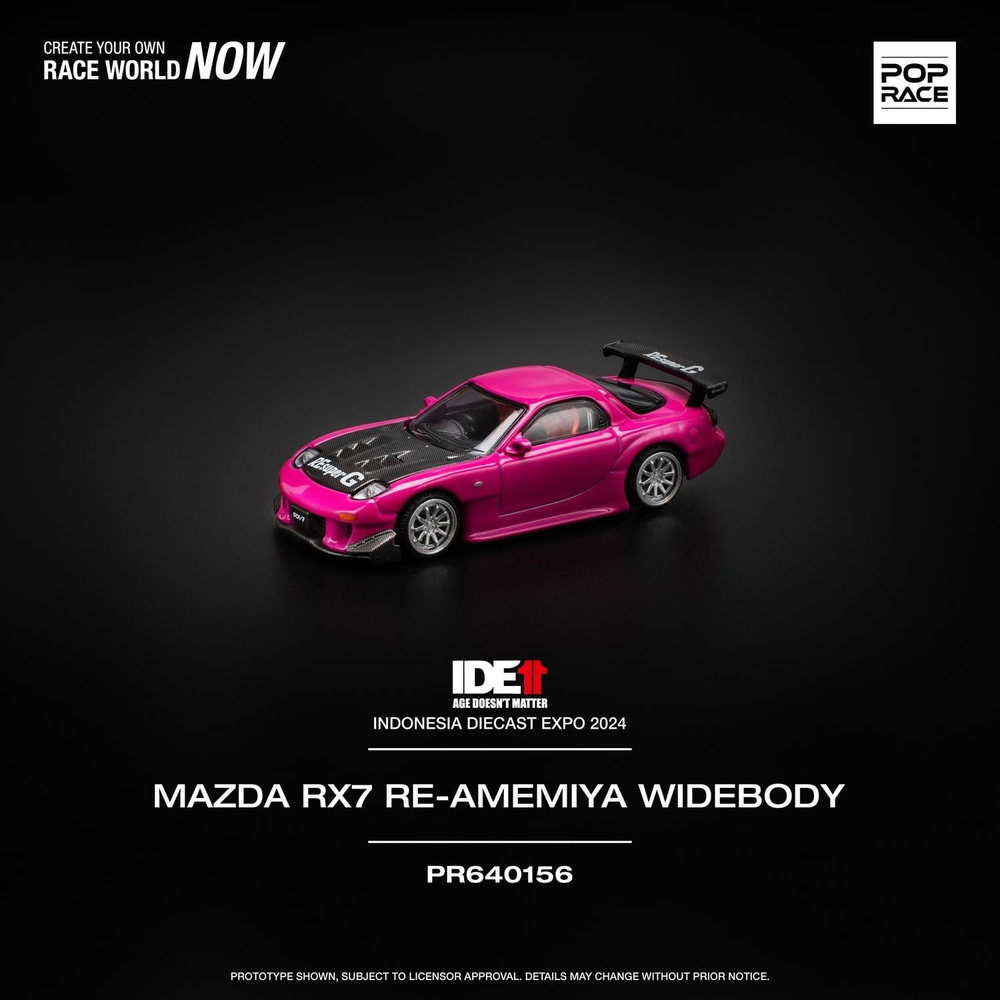 Pop Race Mazda RX-7 Re-Amemiya Widebody (IDE24)